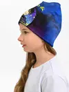Детская шапка / Чёрный клевер космический Юно