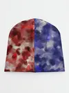 Детская шапка / Сине-Красные Разводы
