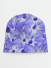 Детская шапка / Синие Цветы