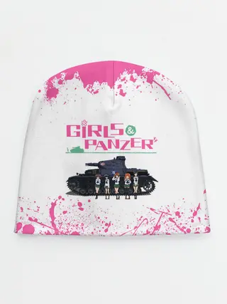 Детская шапка / Девушки и танки | Pink