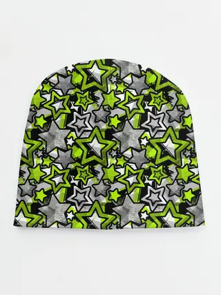 Детская шапка / 3D звездочки