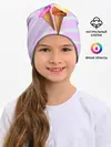 Детская шапка / Мороженое графический фон