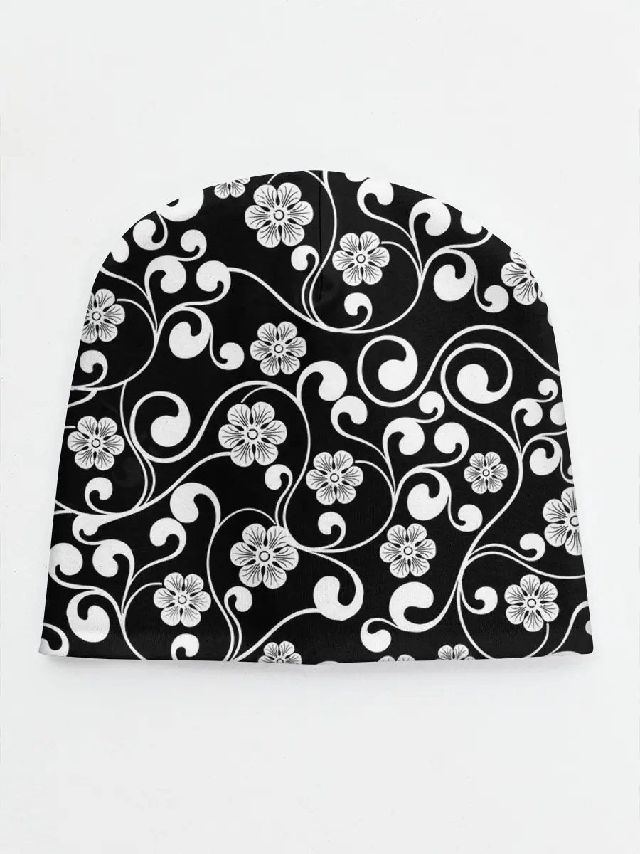 Детская шапка / Векторные цветы