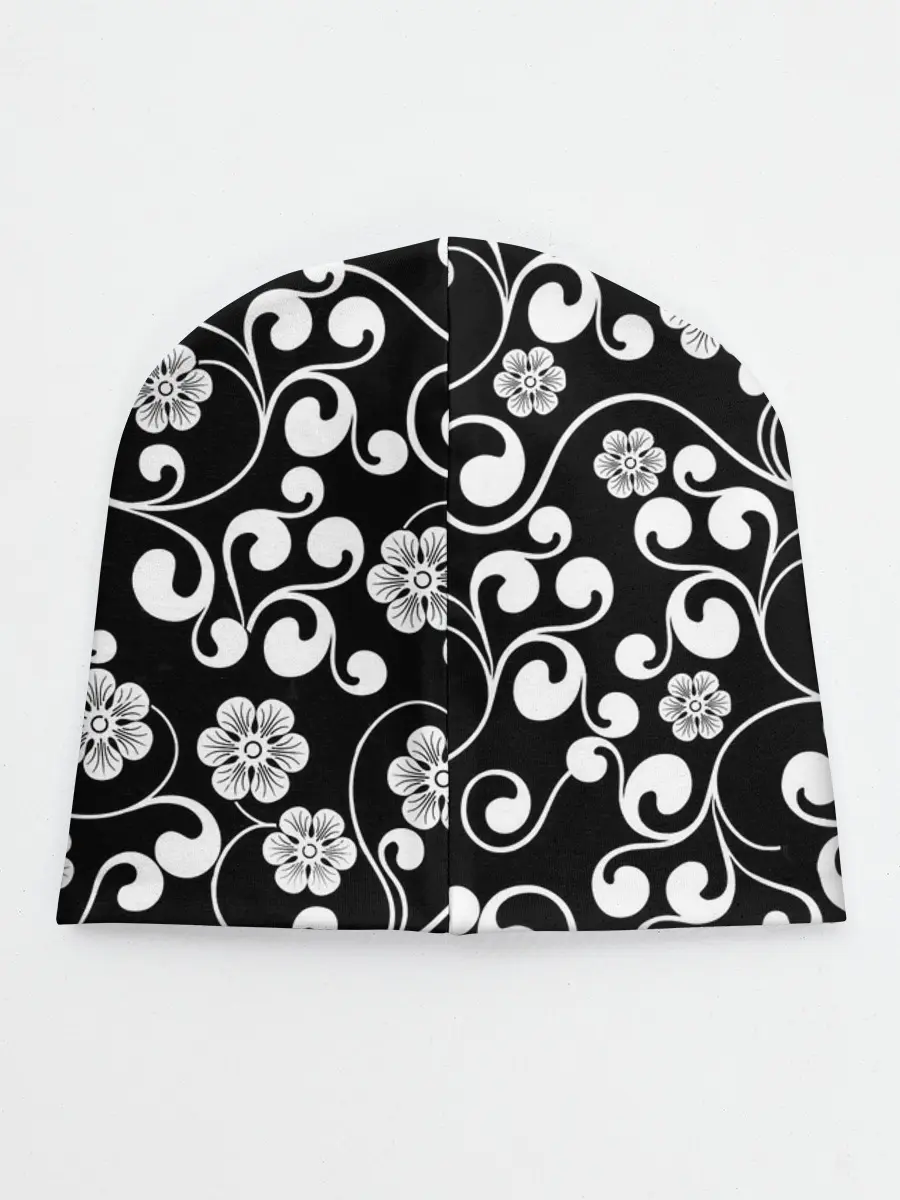 Детская шапка / Векторные цветы