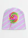 Детская шапка / Леденец графический фон