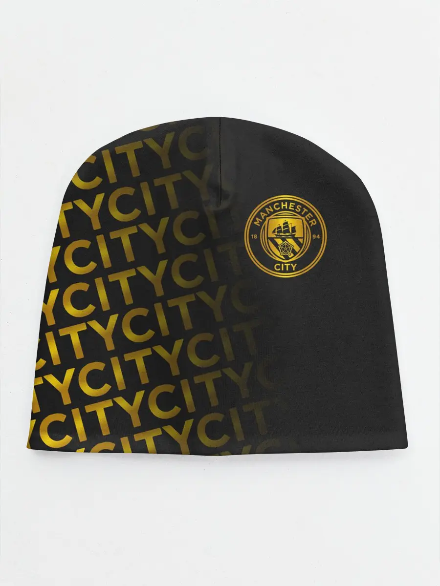 Детская шапка / МАНЧЕСТЕР СИТИ / ЗОЛОТО / GOLD