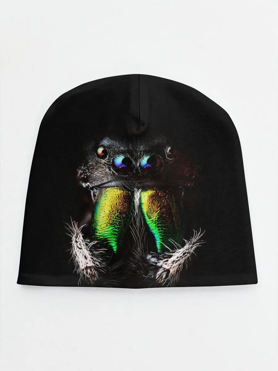 Детская шапка / ПАУК МАКРО СЪЕМКА