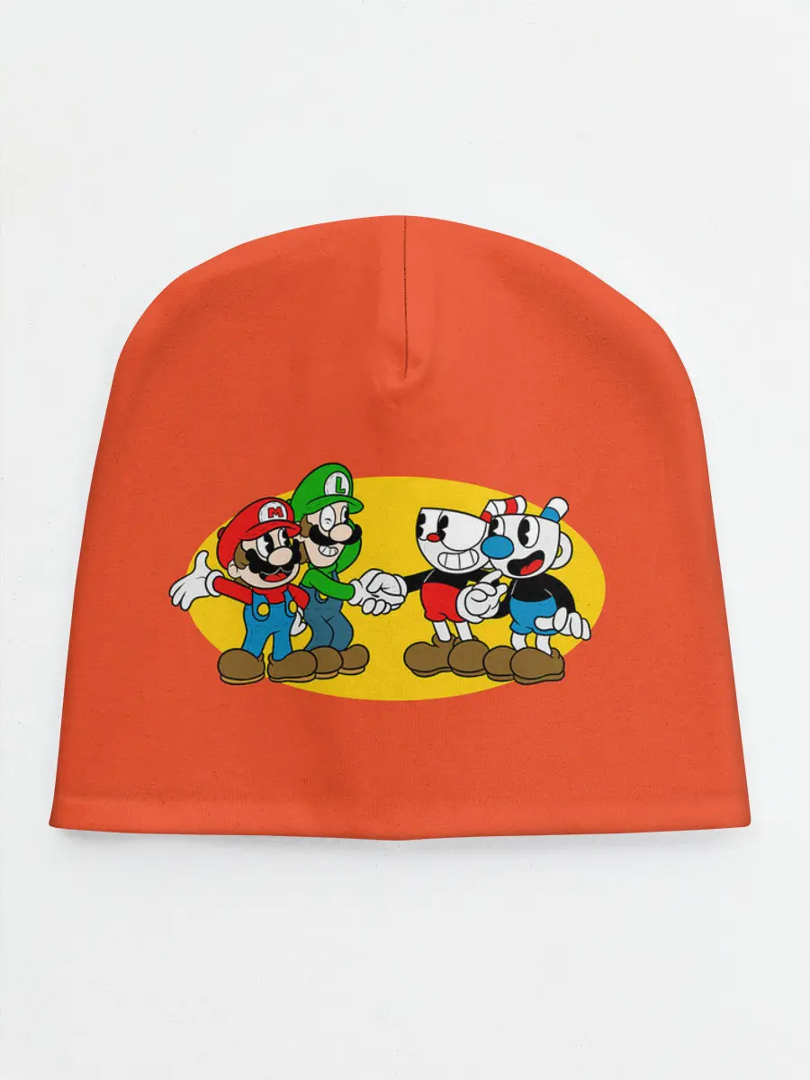 Детская шапка / CupHead x Mario
