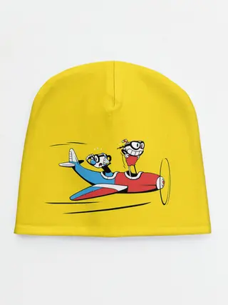 Детская шапка / Летящие кружки