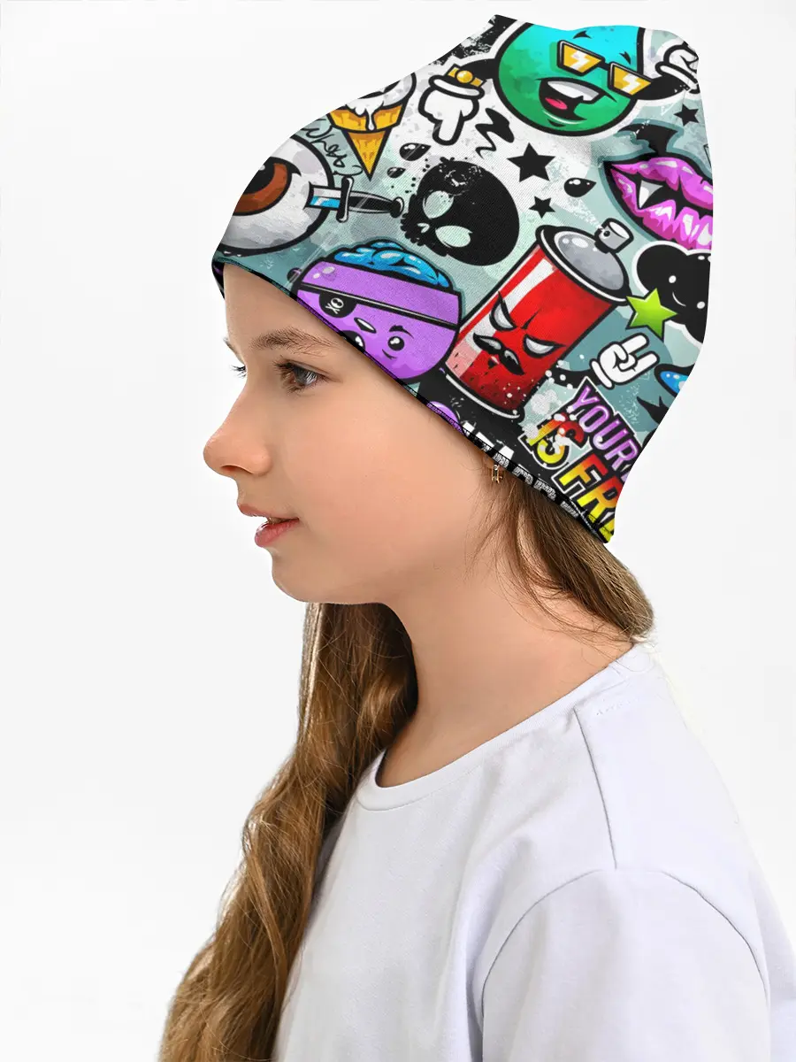 Детская шапка / Граффити