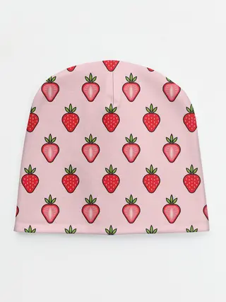Детская шапка / Клубничное настроение