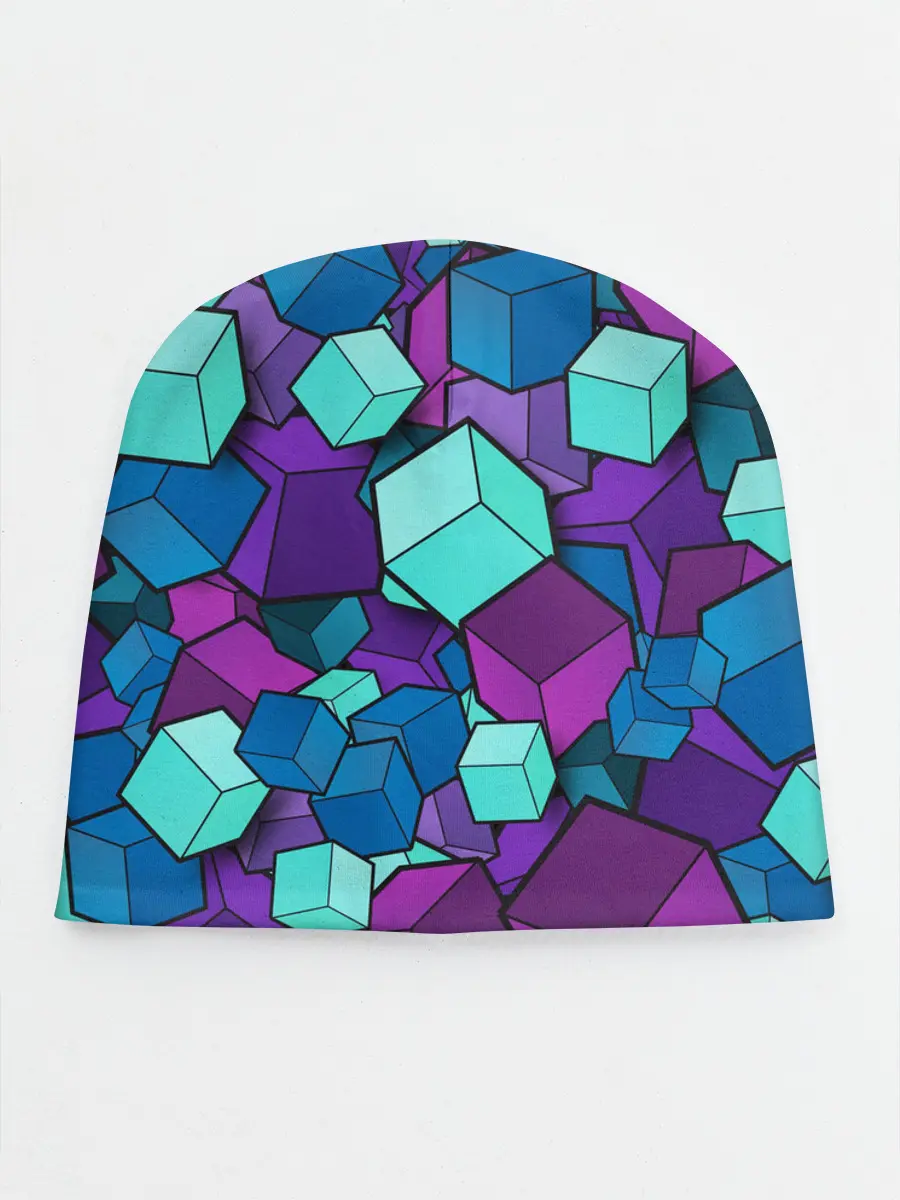 Детская шапка / СИРЕНЕВЫЕ КУБЫ