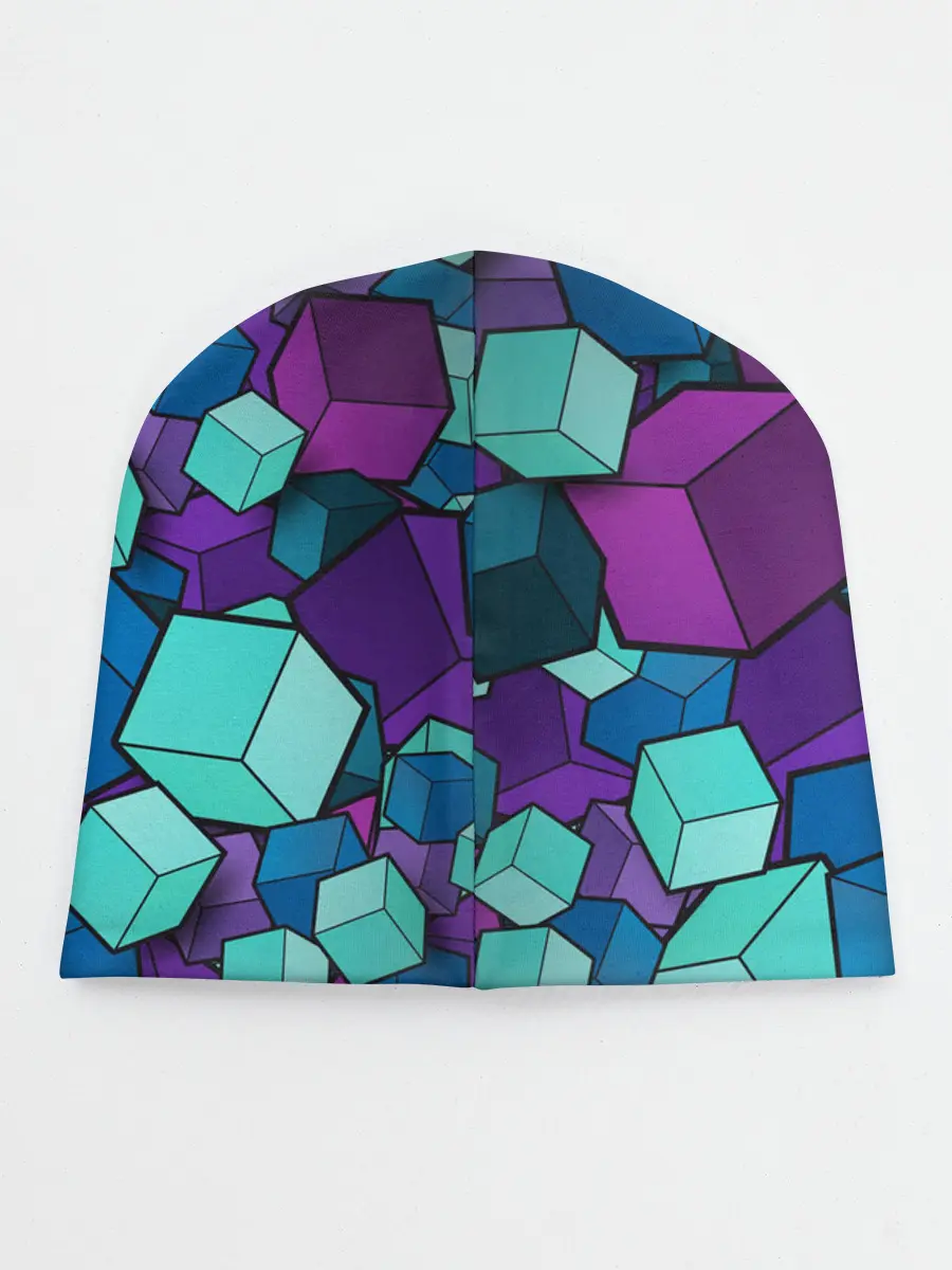 Детская шапка / СИРЕНЕВЫЕ КУБЫ