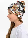 Детская шапка / Собаки мопсы