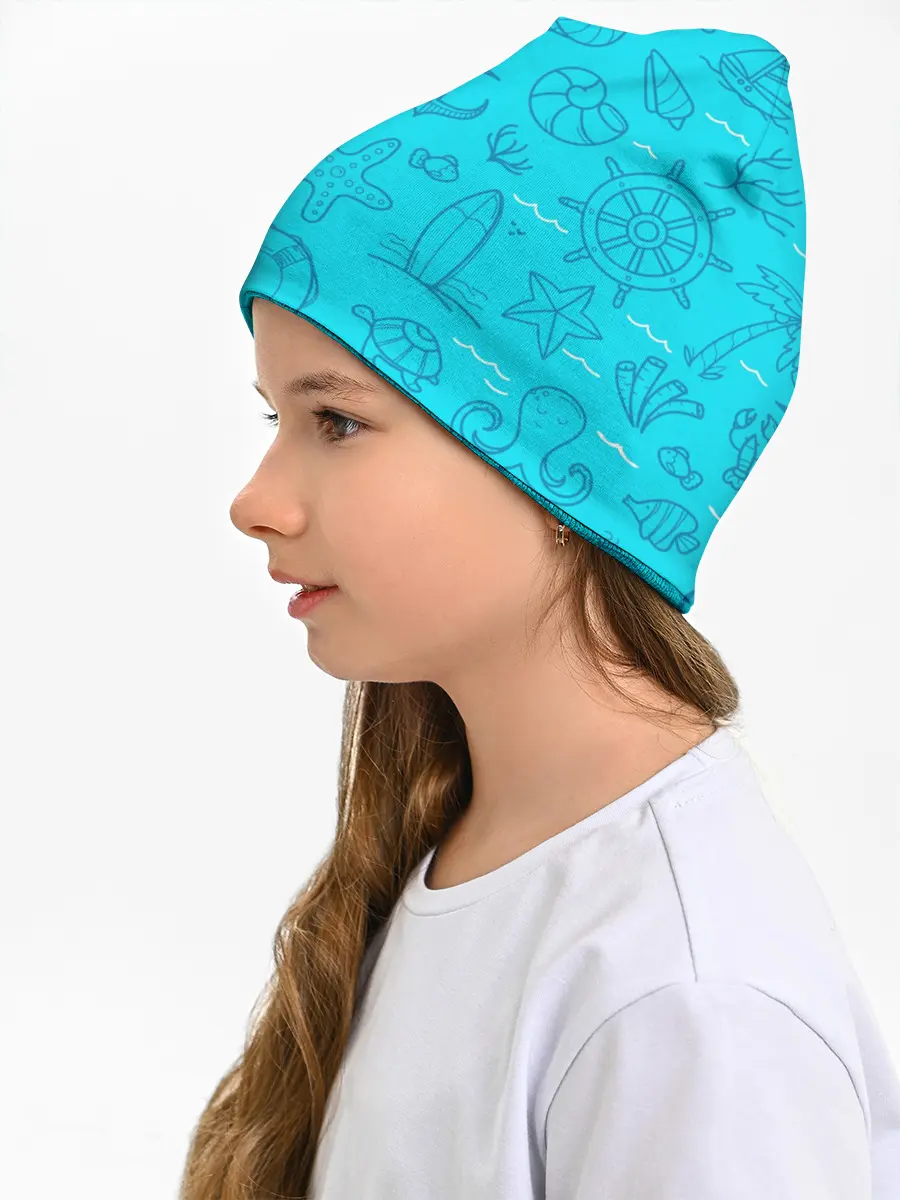 Детская шапка / Морская тема