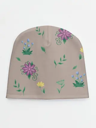 Детская шапка / Цветочная эстетика