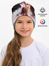 Детская шапка / Лиса с рогами
