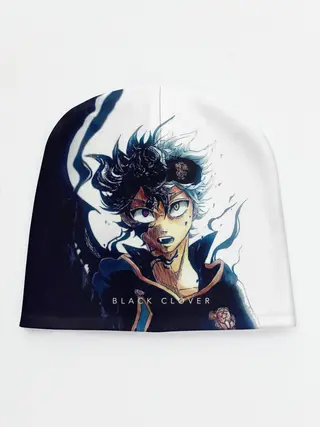 Детская шапка / Черный Аста Чёрный клевер