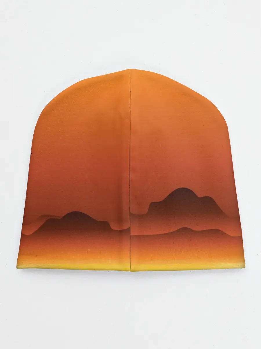 Детская шапка / Кораблик на закате