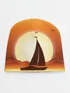 Детская шапка / Кораблик на закате