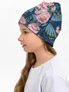 Детская шапка / Пионы