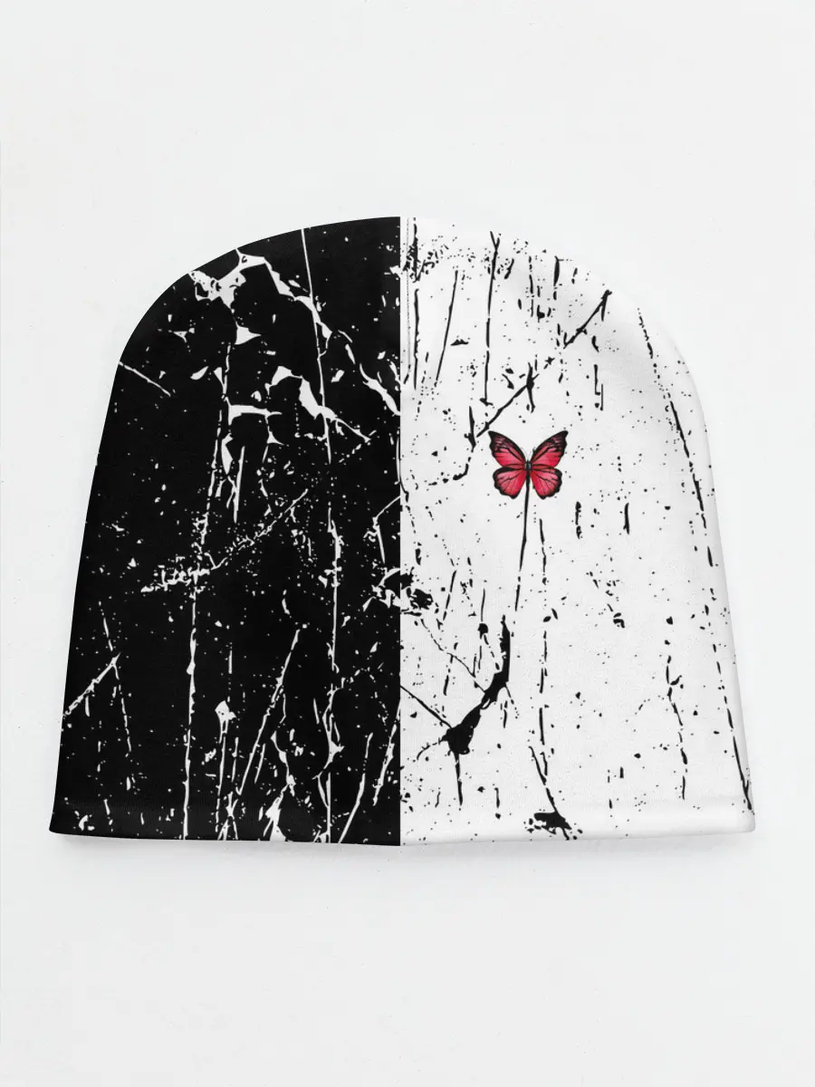 Детская шапка / ЧБ ГРАНЖ | RED BUTTERFLY