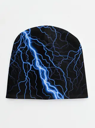 Детская шапка / ГОЛУБАЯ МОЛНИЯ / ГРОЗА