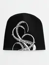 Детская шапка / Octopus Black and White