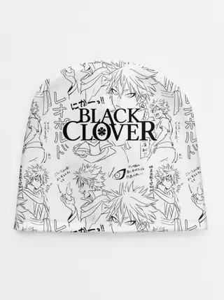 Детская шапка / Чёрный клевер образы Юно