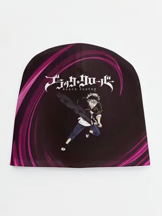 Детская шапка / Чёрный клевер Аста с мечом