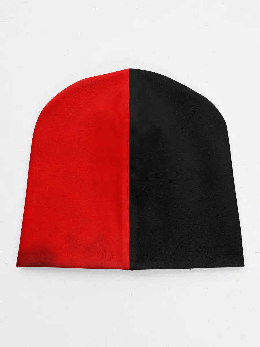 Детская шапка / Чёрный Аста красный туман