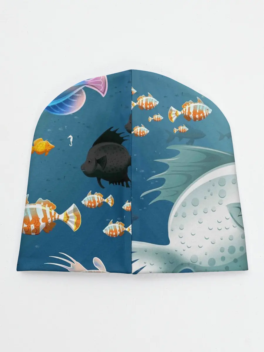 Детская шапка / Мультяшные рыбки | Пляжная