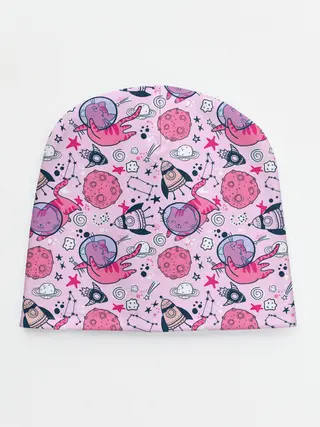 Детская шапка / Кошки в космосе