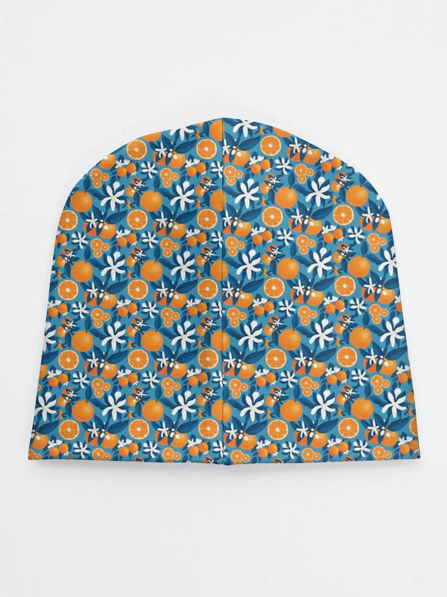 Детская шапка / АПЕЛЬСИННЫЙ ПАТТЕРН | ФРУКТЫ