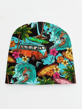 Детская шапка / Пальмы, волны, серфинг