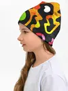 Детская шапка / Разноцветные Кляксы Фигуры