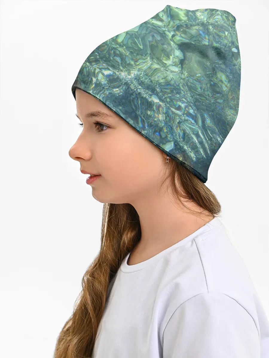 Детская шапка / Морская вода с камнями