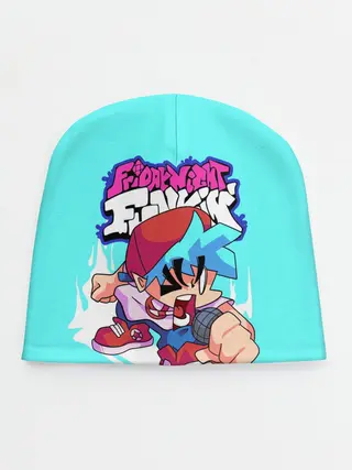 Детская шапка / FNF Boyfriend