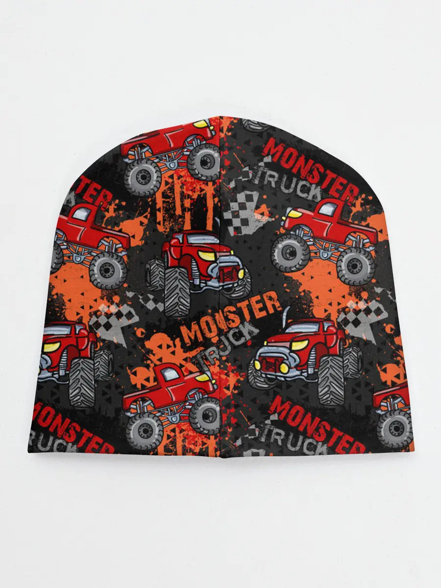 Детская шапка / MONSTER TRUCK RED