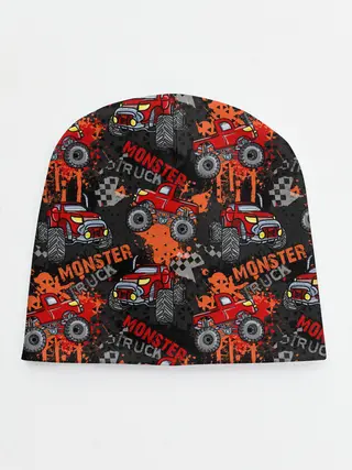 Детская шапка / MONSTER TRUCK RED
