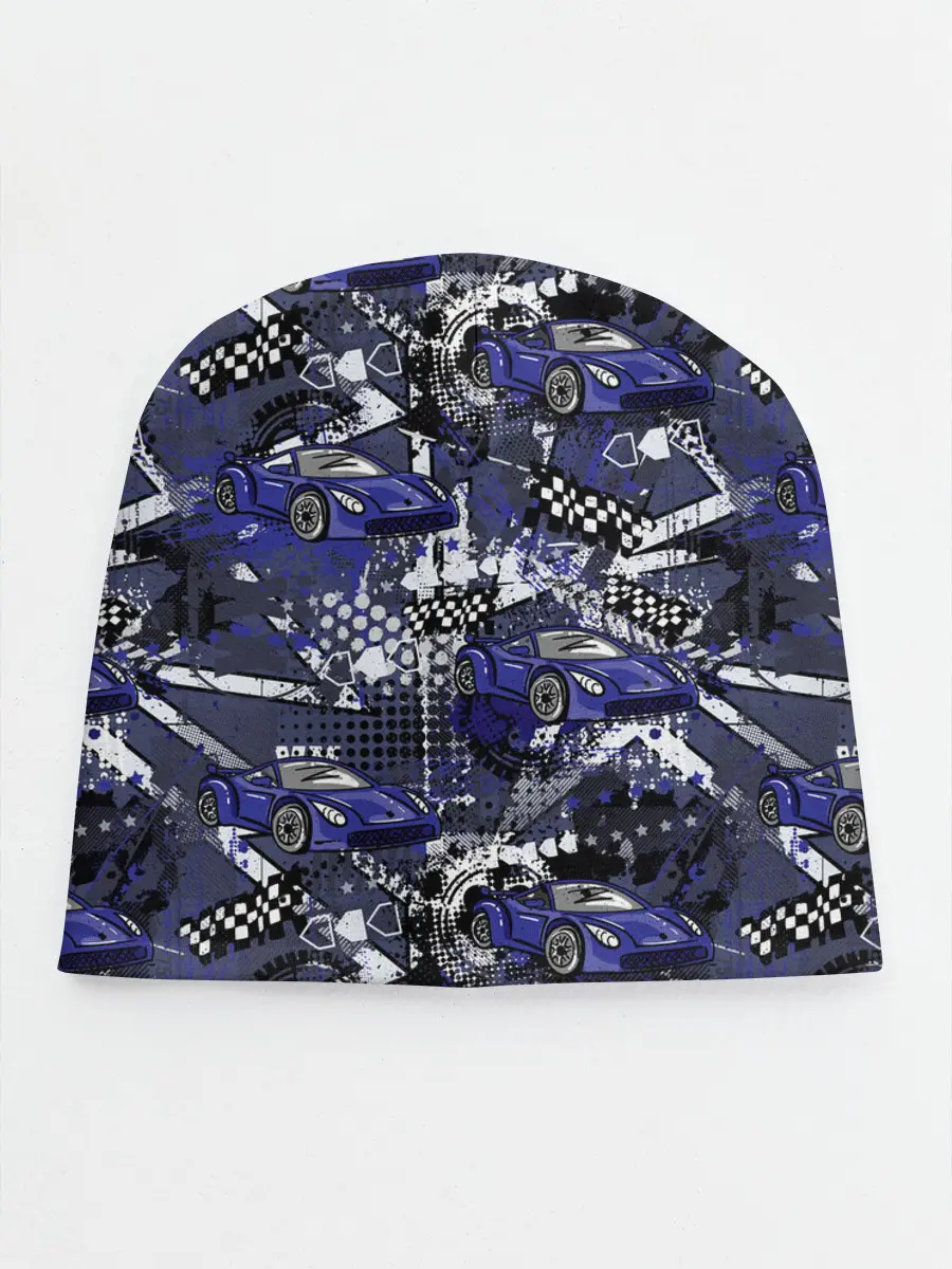 Детская шапка / Гоночная машина