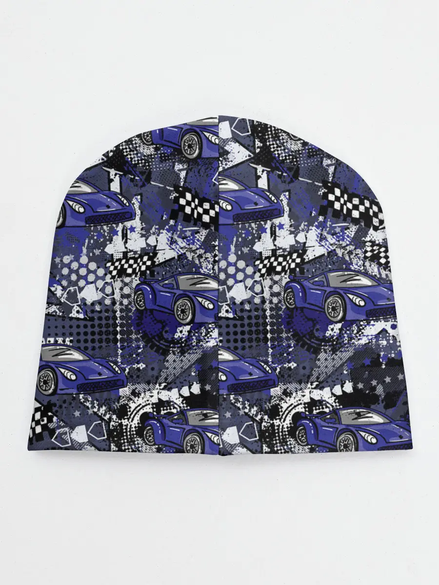 Детская шапка / Гоночная машина