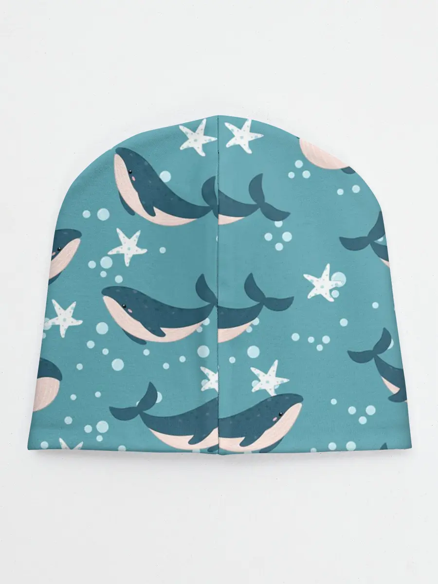 Детская шапка / Киты