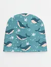 Детская шапка / Киты