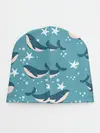 Детская шапка / Киты