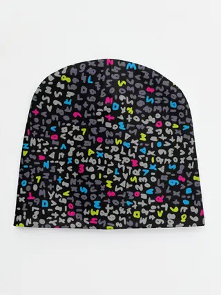 Детская шапка / Символы на черном