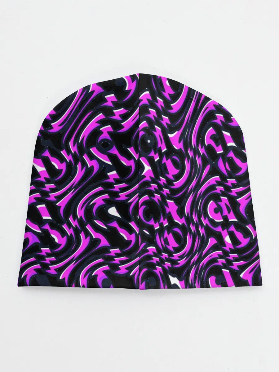 Детская шапка / Фиолетовые молнии