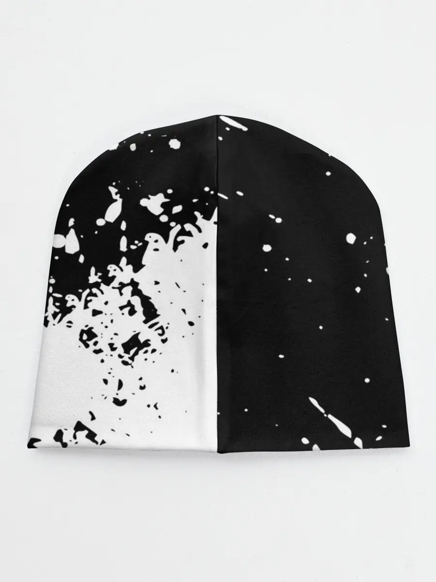 Детская шапка / Fly High Haikyu!! черно - белый