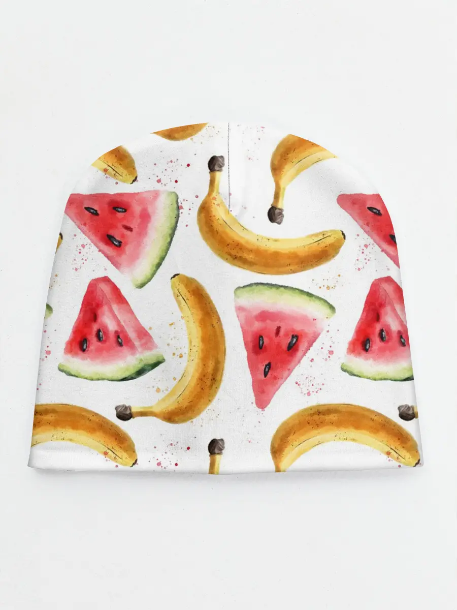 Детская шапка / Летний фреш арбуз банан