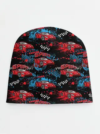 Детская шапка / Гоночная машинка
